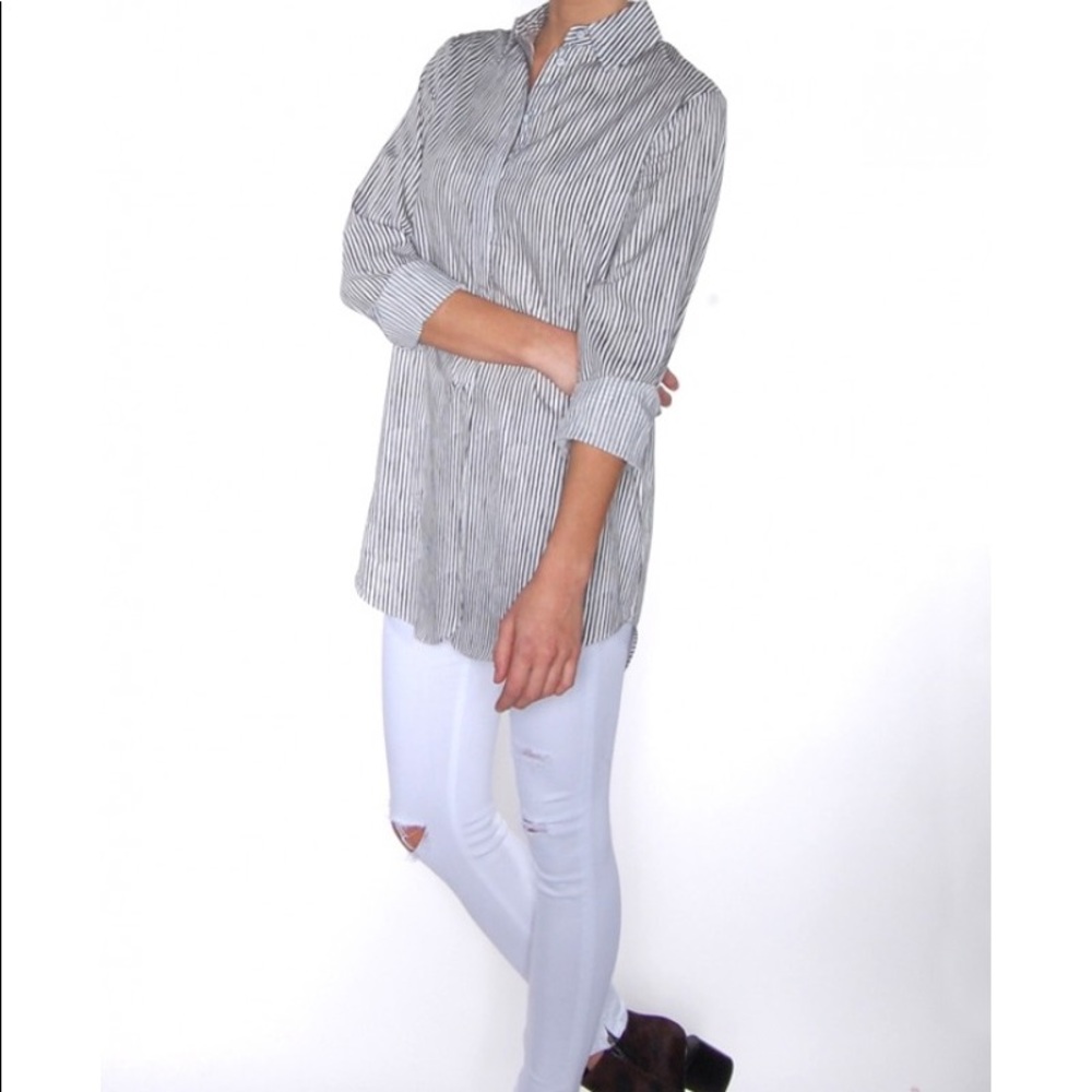 rag & bone “century oxford” stripe shirt